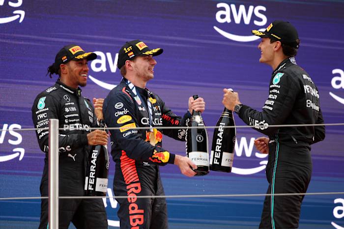 Lewis Hamilton - Max Verstappen - George Russell